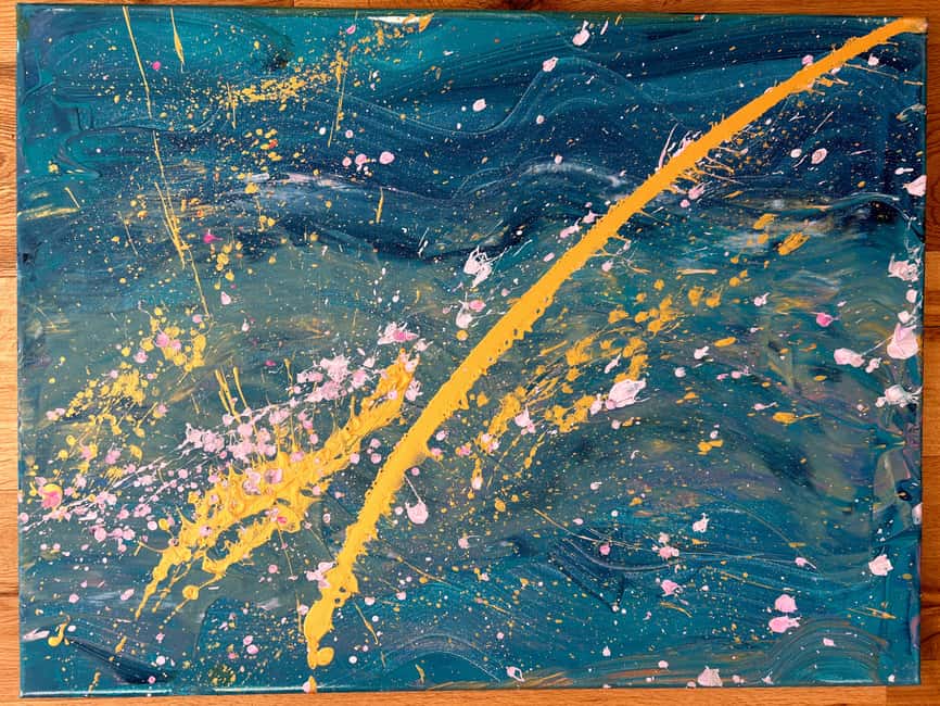 Action Painting Vienna - Weatherproof Vienna: indoor action painting when it matters