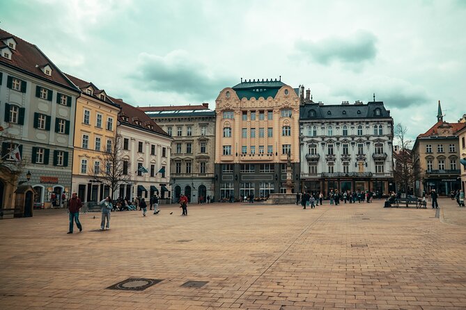 Budapest and Bratislava One Day Experience from Vienna - Presidential Palace and Fountain Park, a calm contrast in Old Town