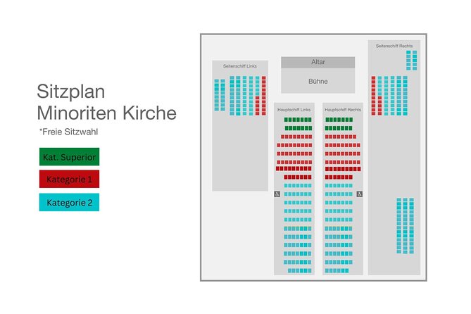 Classical Concerts in the Minorite Church - Tickets Vienna - Minoritenkirche in Vienna Old Town: why this church makes the music feel closer