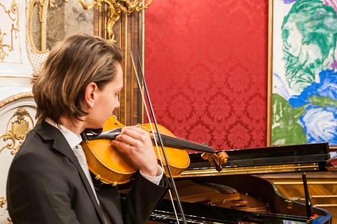 Concert at the Palais Schönborn-Batthyány by the Vienna Baroque Orchestra - The concert hall reality: intimate, warm, and very close seating