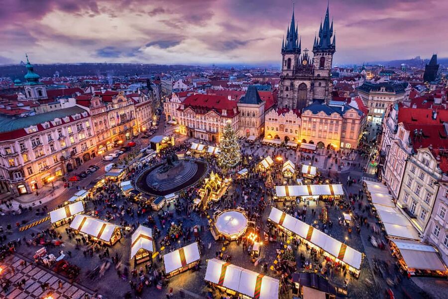 From Vienna: Prague City Guided Tour With Hotel Pickup - Vienna Hotel Pickup to Prague, Winter Road-Trip Style