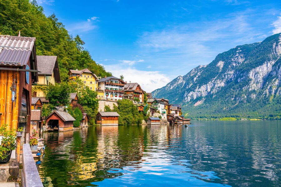 From Vienna: private day trip to Hallstatt and Salzburg - Hallstatt in Alpine Settings: Salt Mines, Views, and Free Time