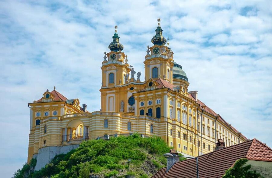 From Vienna: Salzburg & Wachau Valley Adventure - Melk Abbey above the Danube: Baroque interior plus real views