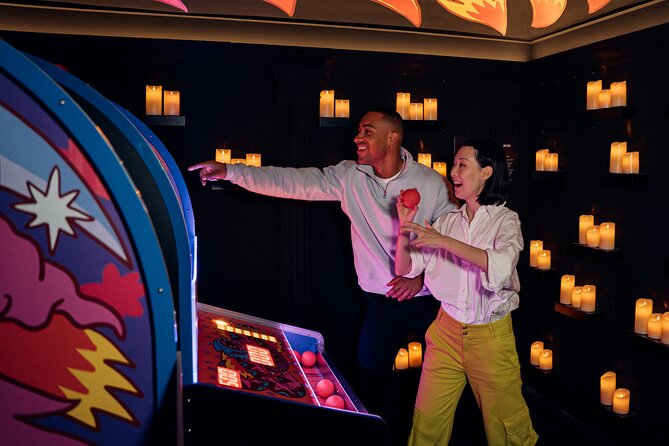 Ikono Vienna an Immersive Experience - Photo-friendly moments: lasers, silver balloons, and classic games