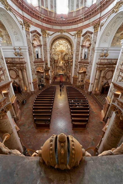 Karlskirche Entry Ticket with Panoramic Terrace Access - The terrace over Vienna rooftops, and how to set expectations