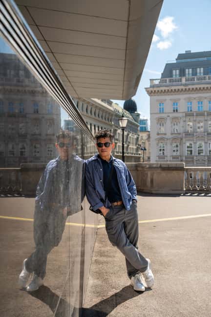Private Photoshoot in Vienna City Center - Burggarten, Hofburg Palace, and the Mozart statue finish