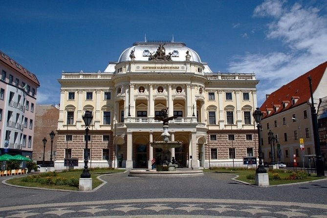 Private Tour of Bratislava from Vienna, Transport and Local Guide - Slovak National Theatre square and your free time