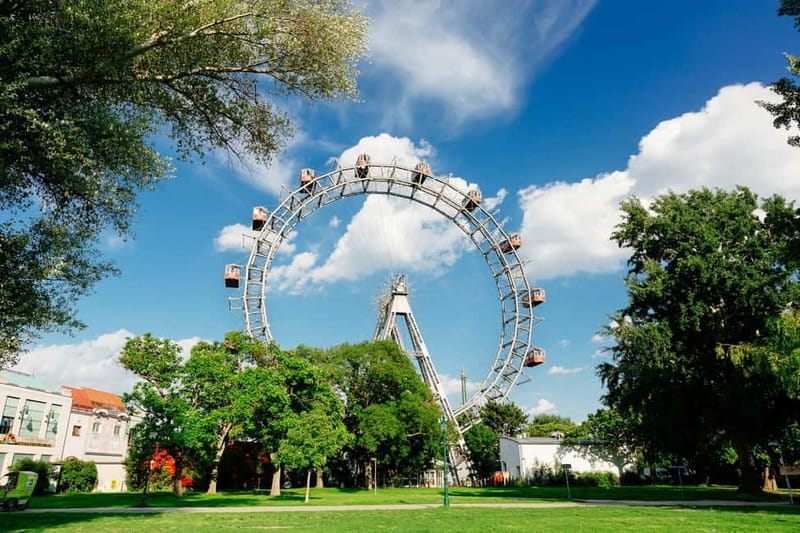 Schönbrunn, Danube Tower, Boat, Wheel & Hop On - FLEXI Pass - DDSG Boat Tour (Tour C) on the Danube Canal: MS Blue Danube with big sightlines