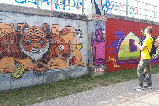 Street Art Tour in Vienna - Friedensbrücke: Crews, an octopus, and why overpainting is part of the deal