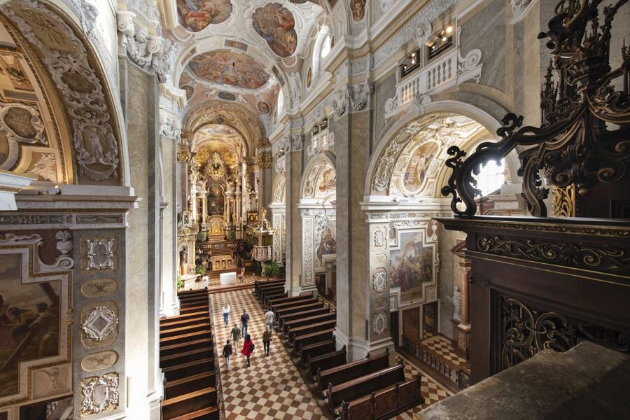Ticket to Klosterneuburg Abbey - Winery Tour in the Baroque cellar: oldest Austrian wine, plus tasting