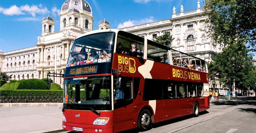 Vienna: Big Bus Hop-On, Hop-Off Tour by Open-Top Bus - City Route: Museum Quarter to UNO City and Danube Island
