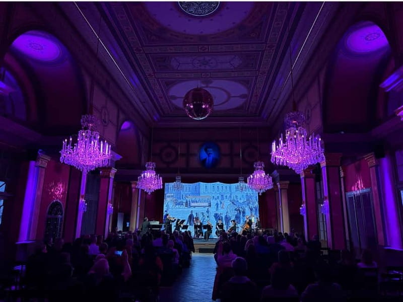 Vienna: Classical Concert in the historic 1837 Strauss-Hall - The night’s flow: Strauss Exhibition, sparkling wine, then music