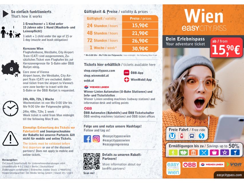 Vienna: EasyCityPass | City Card | Bus Metro Tram | Savings - Museums and Special Stops: How to Use the Pass Without Overplanning