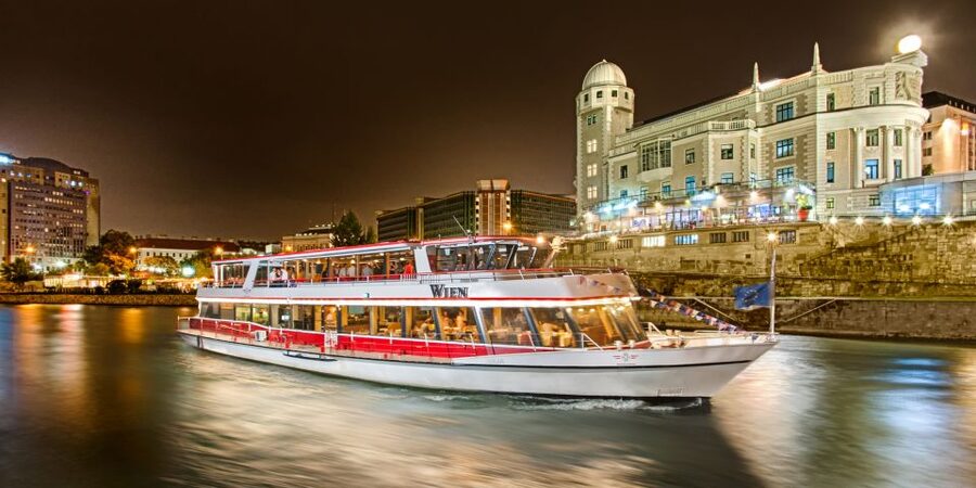Vienna: Evening Cruise Along The Danube - Upper Deck Sunset Views and the Live Camera Screen