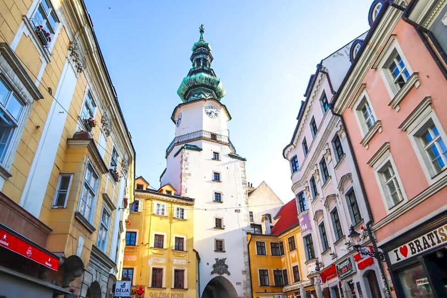 Vienna: Guided Bratislava & Devín Castle Tour via Hainburg - Hainburg an der Donau: medieval towers, gates, and big valley views