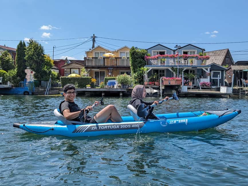 Vienna: Guided Kayaking Tour - Gänsehäufel island and the beaver detail you will remember