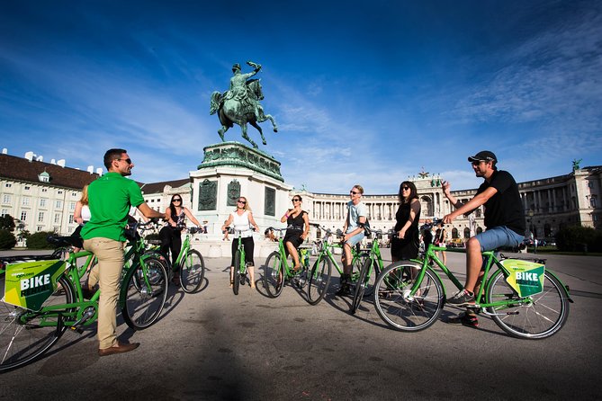 Vienna Highlights Small-Group Bike Tour - City Hall stop: a Neo-Gothic moment along the Ring
