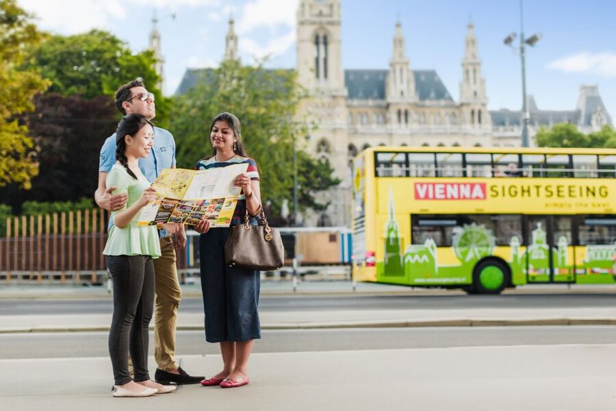 Vienna: Hop-On Hop-Off Sightseeing Bus Tour in 19 Languages - The Blue Line for Prater, museums, and the Danube view