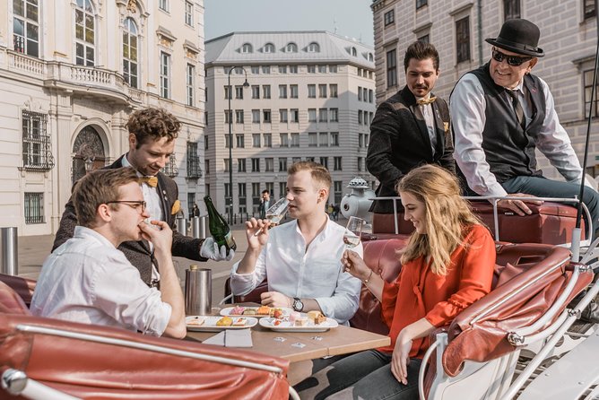 Vienna Horse-Drawn Carriage Ride with Sparkling Wine and Food - Your staff on the carriage: Marco, Karl, and the service vibe