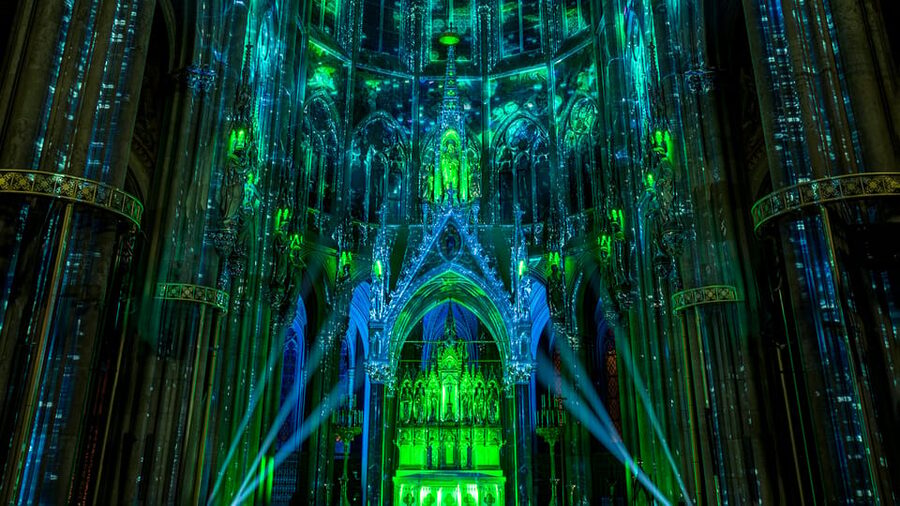 Vienna: Light of Creation Votive Church Immersive Light Show - Genesis in light and music: what the 30 minutes feel like