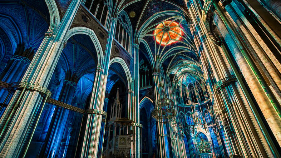 Vienna: Light of Creation Votive Church Immersive Light Show - The real Vienna decision: dress for the church temperature