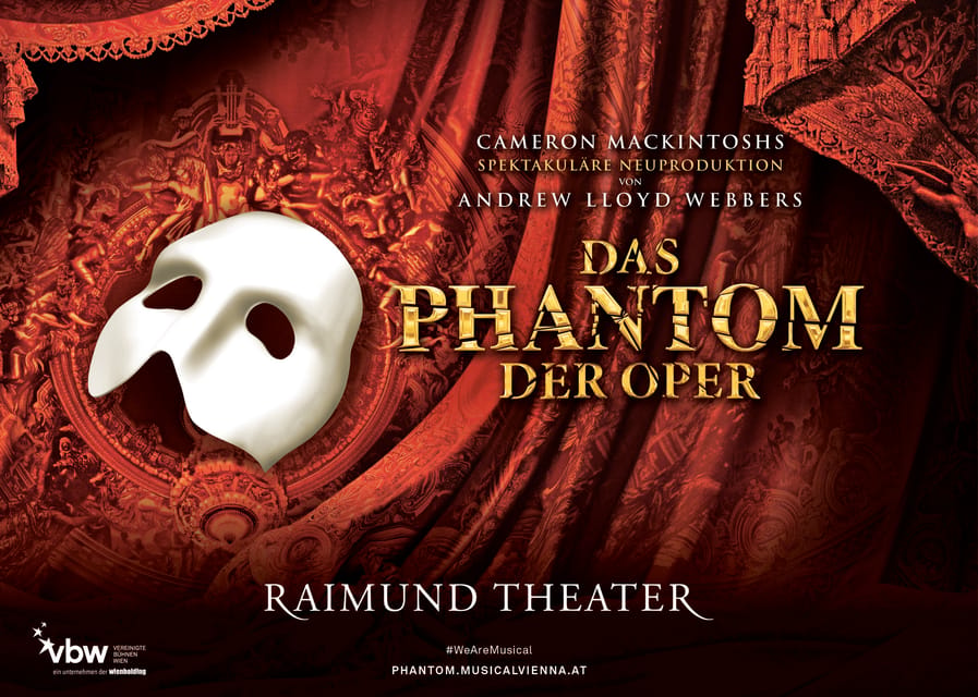 Vienna: Musical Tickets THE PHANTOM OF THE OPERA - Key highlights before you buy
