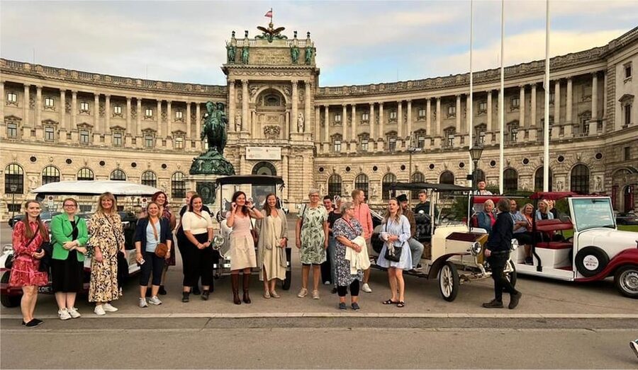 Vienna: Old Town Sightseeing Tour in a Vintage-Style E-Car - Museums, concerts, and palace facades from Musikverein to Albertina