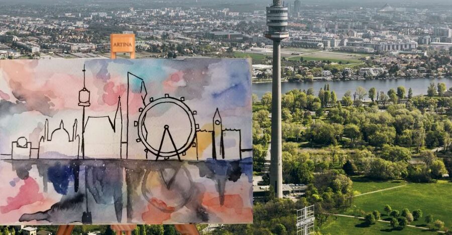 Vienna: Paint the Skyline and Danube Tower Free-Ride - Key things to know before you go