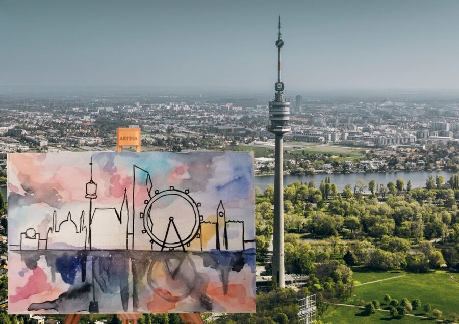 Vienna: Paint the Skyline and Danube Tower Free-Ride - How the two-hour schedule works, and what to do after