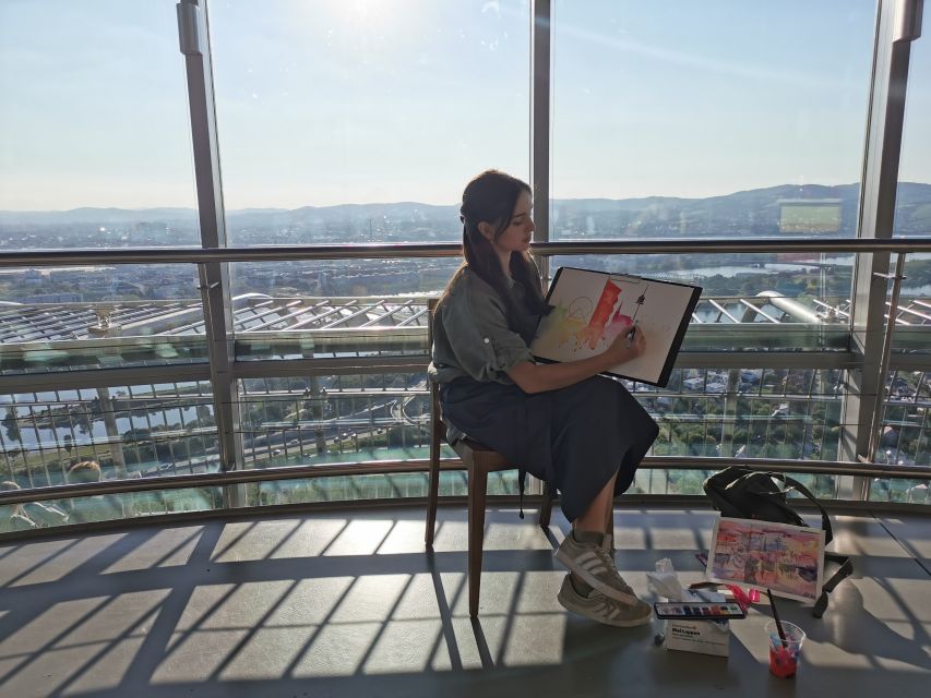 Vienna: Paint the Skyline and Danube Tower Free-Ride - Price and value: what $100 buys you in real terms