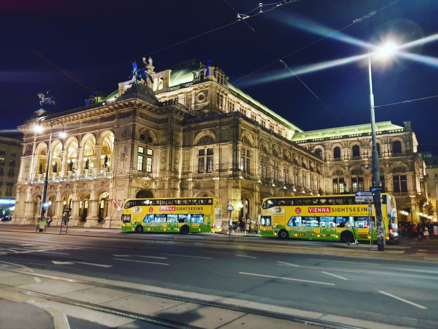 Vienna: Panoramic Night Tour by Bus - Vienna at night, from the comfort of a panoramic bus