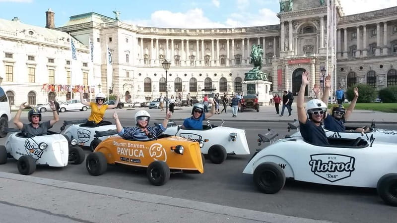 Vienna: Sightseeing Tour in Hotrod - Schwedenplatz and MAK Museum, a quick hit of real Vienna