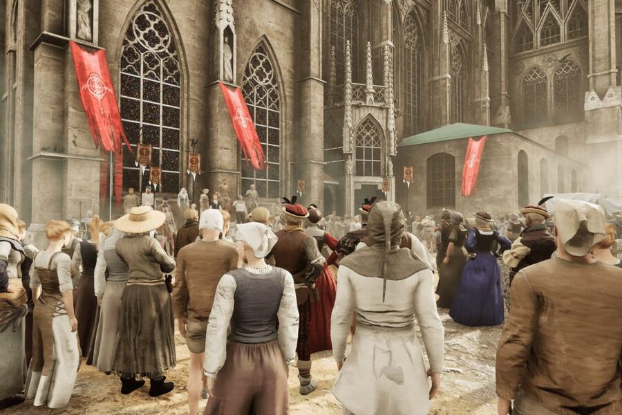 Vienna: Time Traveling Virtual Reality Sightseeing Tour - White Sunday 1483: Medieval Vienna and the Public Display of Power