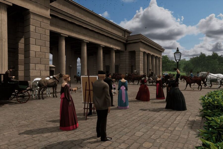 Vienna: Time Traveling Virtual Reality Sightseeing Tour - The Plague Scene and Augustin’s Music: Humor in the Dark
