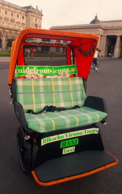 Vienna: Tour with locals in RAXI electric rickshaw - RAXI ride comfort and the practical details that matter